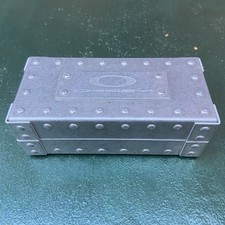 90s Oakley Metal Vault Sunglasses Case Clamshell USA Aluminium Vintage Rare