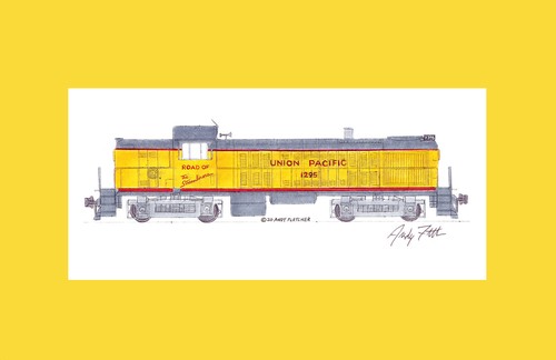 Union pacific rs2 1295 - union,