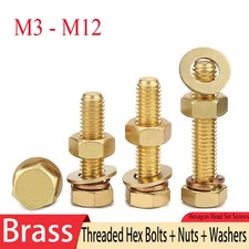 M3 - M12 Brass Hexagon Head