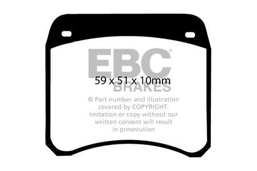 Ebc yellowstuff front brake - ebc,