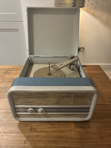 Philips portable record player - philips,