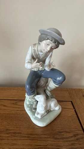 Vintage nao lladro shepard - nao, 'shepard