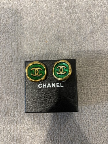 Chanel logo round green - chanel,