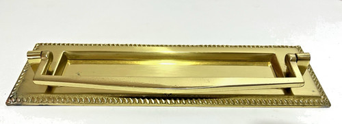Letter plate flap box knocker