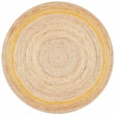 Round Rug Natural Jute Braided