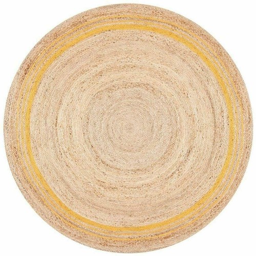 Round rug natural jute - jute, braided