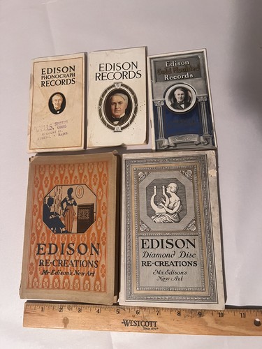 Edison records phonograph - edison,