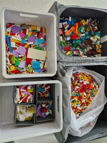 Lego 19kg mixed bricks - bricks, &