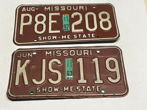 Two vintage 1992 missouri - two,