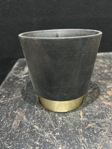 Vintage black gold ceramic - black, &