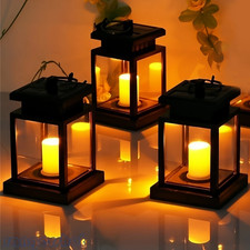 3x Solar Powered LED Lantern