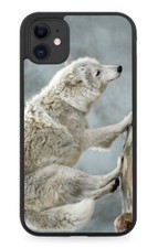Artic Wolf Picture Rubber