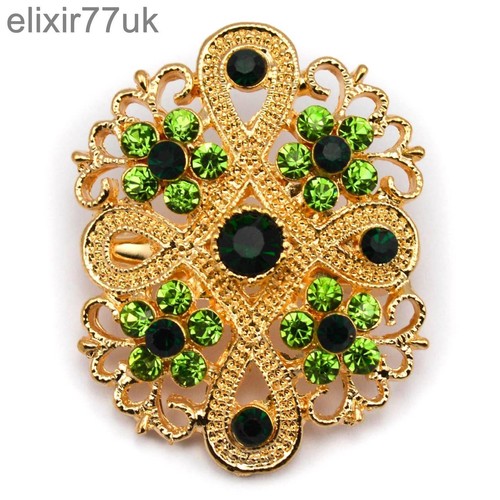 New gold sparkly flower - new,