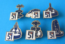 Lot of 6, Vintage PASTIS  51