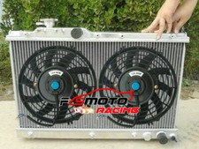 Aluminum Radiator & FANS FOR 1994-1999 TOYOTA CELICA ST205 ST202 GT4 TURBO 3SGTE