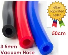 3.5mm Vacuum Silicone Hose Pipe, Boost Line,Rubber Turbo Mercedes  BMW, VW, 50cm