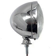 Complete Headlamp Chrome 7"