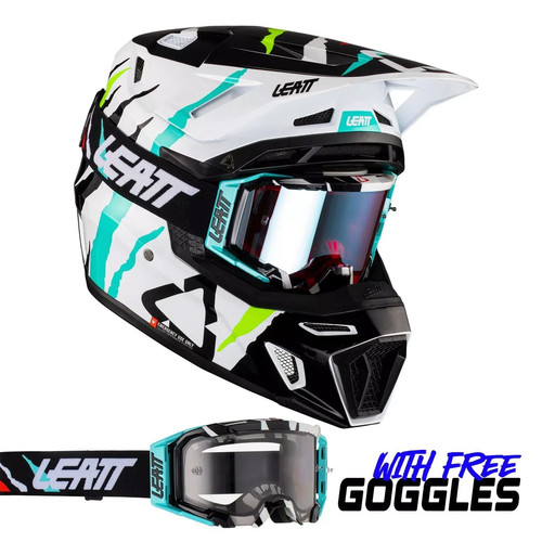 Leatt helmet moto - helmet, tiger