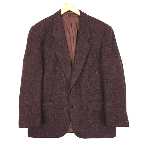 Harris tweed burgundy red - harris,