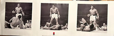 MUHAMMAD ALI V SONNY LISTON BOXING OFFICIAL LARGE TRIPLE PHOTO PRINT POSTER