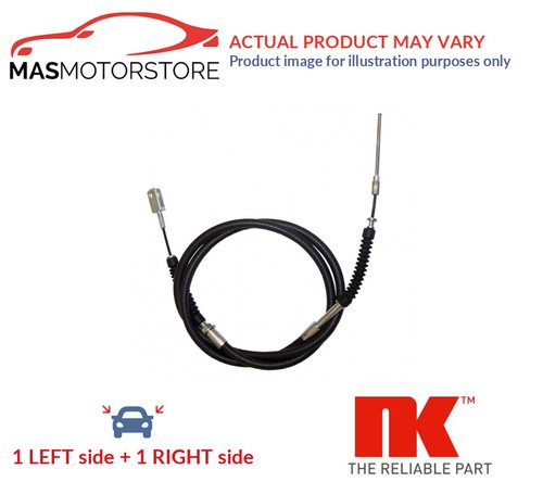Handbrake cable pair rear - handbrake,