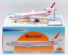INFLIGHT 1:200 Wardair Canada McDonnell DC-10-30 Diecast Aircraft Model C-GXRB