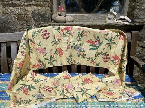 Glazed chintz vintage floral - chintz,