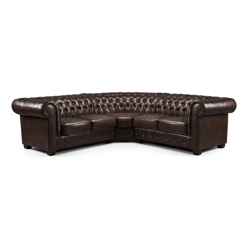 Chesterfield large corner faux - chesterfield,
