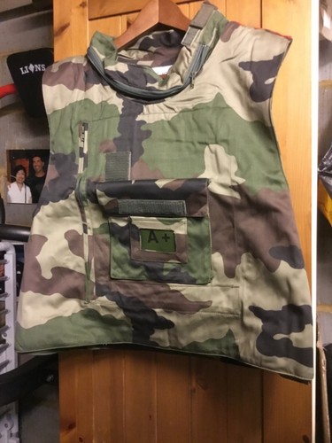 French army camo flack - ce, vest