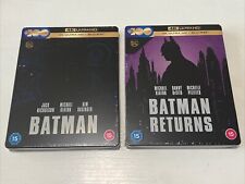 DC Batman (1989) + Batman Returns (1992) 4K UHD Blu-ray SteelBook U.K. Exclusive