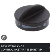 BAXI  VP & SP  Fire Front Gas Control Knob Assy (227306/156-116)