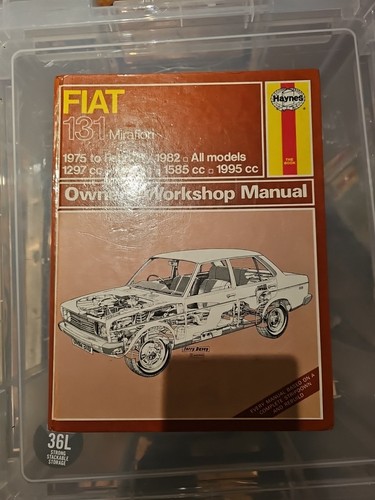 Fiat 131 mirafiori haynes - fiat,