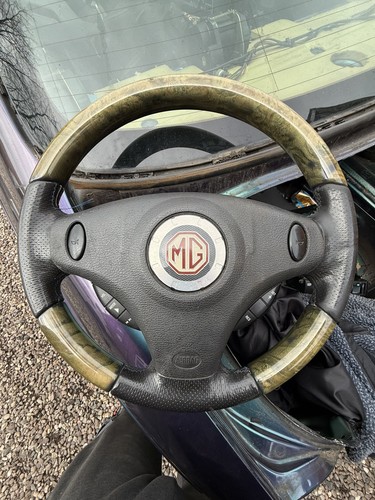 Wood steering wheel - zt,