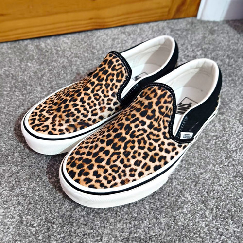 Vans classic slip leopard - slip-on,