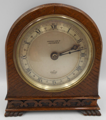 Vintage elliot mantel clock - vintage,
