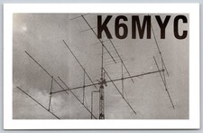 K6MYC Ham Radio QSL Card San