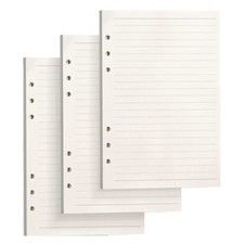 3 Pack A5 Lined Refill Paper