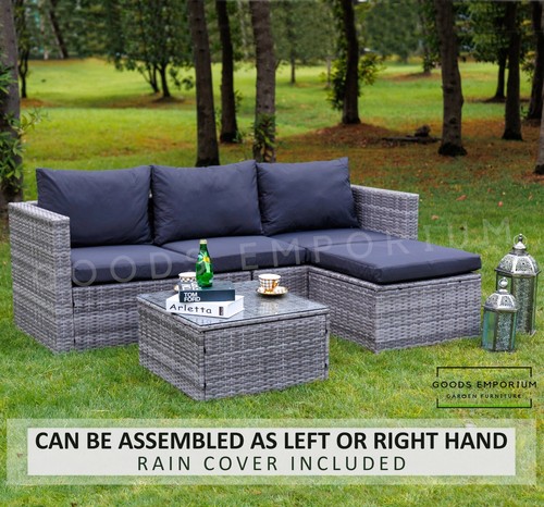 Rattan garden furniture corner - garden,