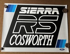 ORIGINAL FORD SIERRA RS COSWORTH MK1 DEALER POSTER SVE PART BROCHURE 500 ENGINE
