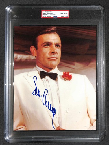 Signed sean connery james bond - signed,