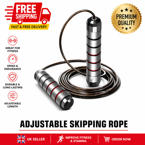 Adjustable speed skipping rope - speed,