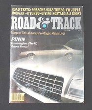 Road & Track 8/'80 Morgan Tribute, Pinin Ferrari, Porsche 924S, K-Cars, VW Jetta