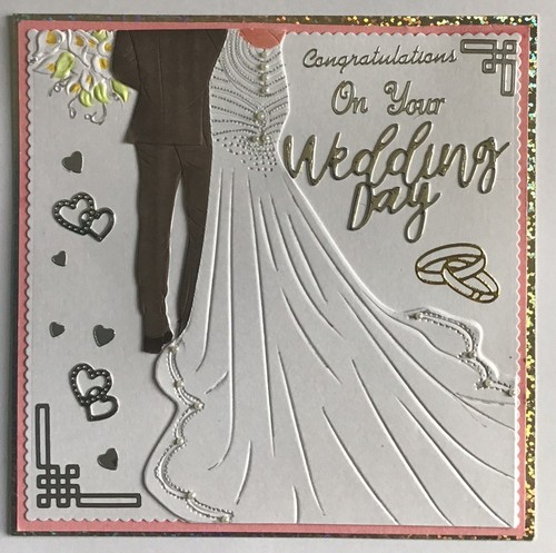 Hand crafted card topper - card,