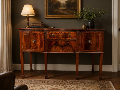 Elegant mahogany sideboard - elegant,