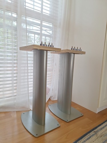 Very heavy kef speaker stands - very,