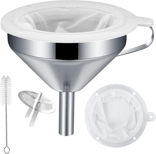 Stainless steel funnel cm - stainless, funnel,