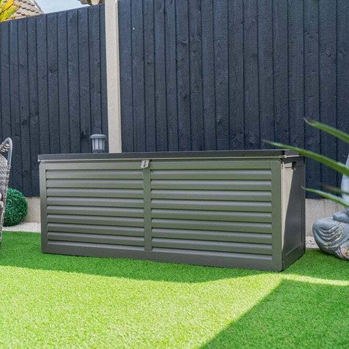 Garden storage box bench wood - garden,