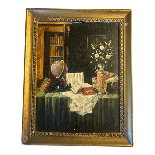 Antique original oil painting - oil,