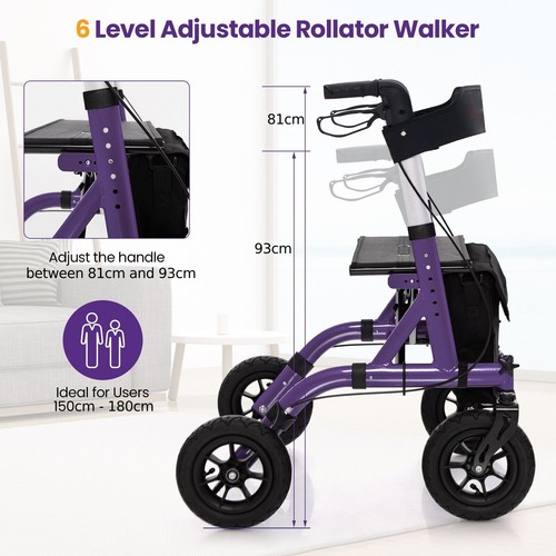 Foldable rolling walker with - foldable,