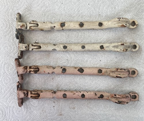 Vintage cast iron casement - iron,